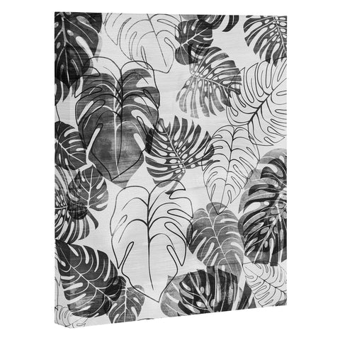 Schatzi Brown Kona Tropic black white Art Canvas