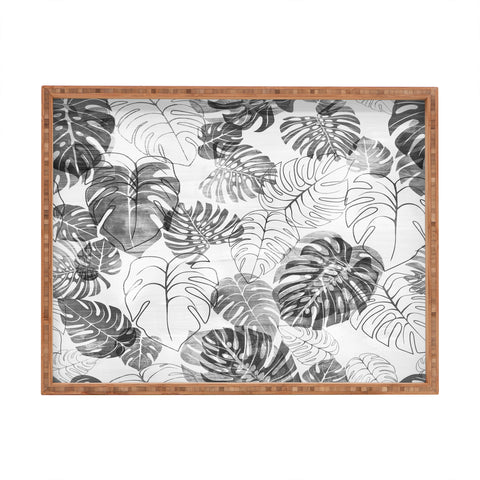 Schatzi Brown Kona Tropic black white Rectangular Tray