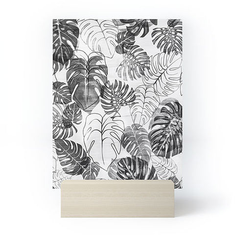 Schatzi Brown Kona Tropic black white Mini Art Print