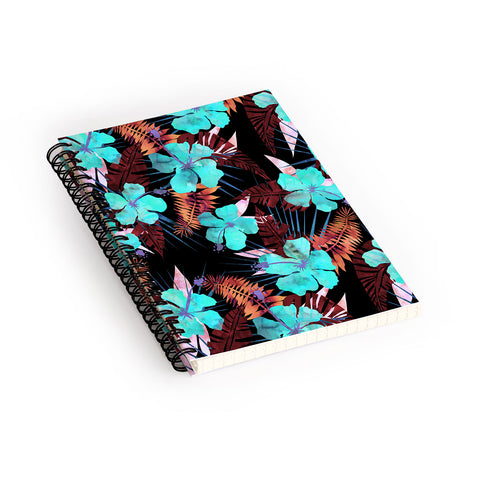 Schatzi Brown Lanikai Tropical Midnight Spiral Notebook