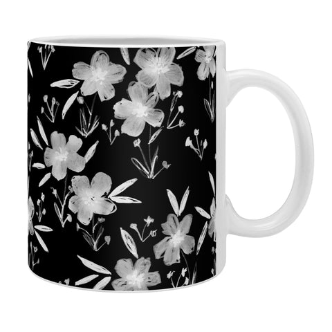 Schatzi Brown Leila Floral Black Coffee Mug