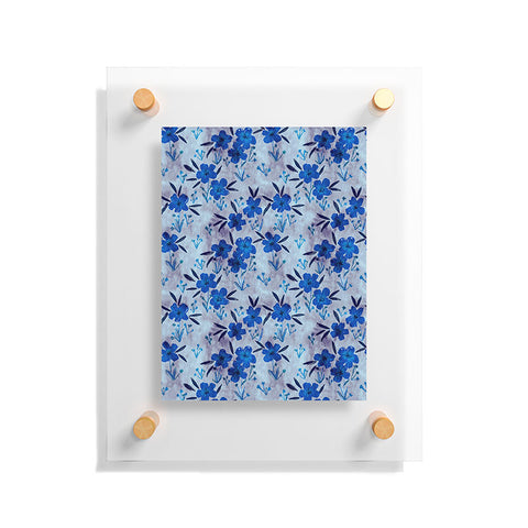 Schatzi Brown Leila Floral Bluebell Floating Acrylic Print