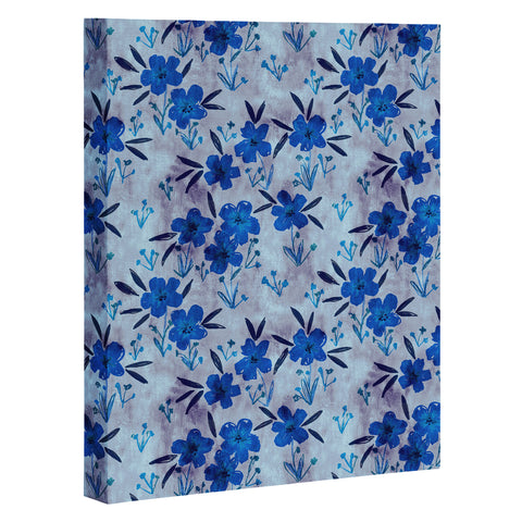 Schatzi Brown Leila Floral Bluebell Art Canvas