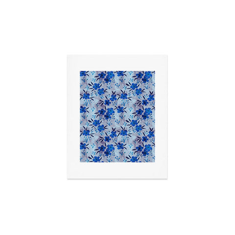 Schatzi Brown Leila Floral Bluebell Art Print