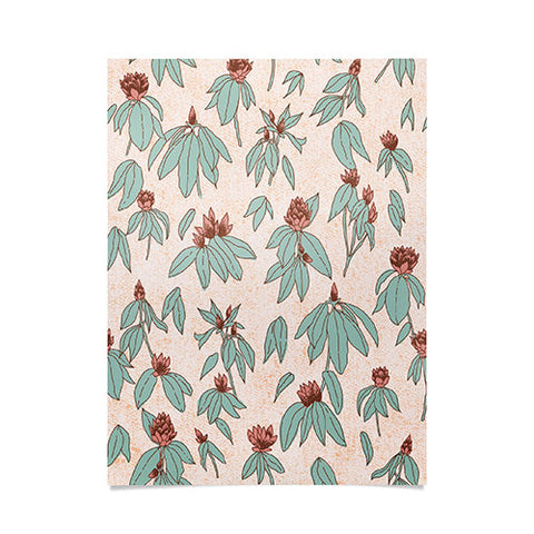 Schatzi Brown Leila Flowers Ivory Poster