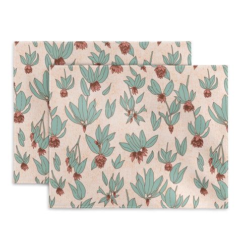 Schatzi Brown Leila Flowers Ivory Placemat