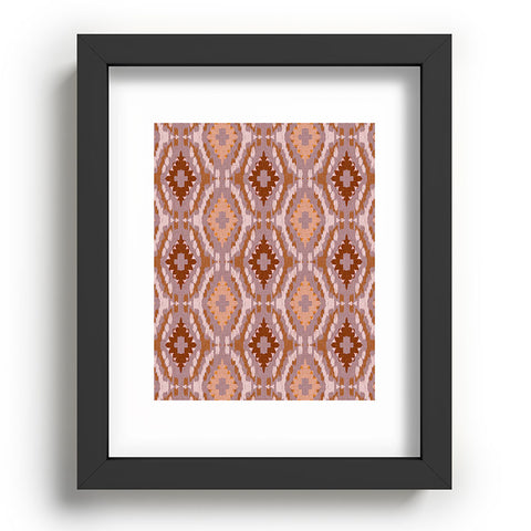 Schatzi Brown Leila Ikat Harvest Recessed Framing Rectangle