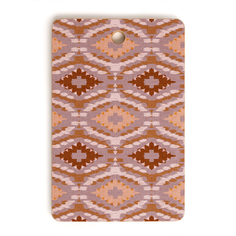 Schatzi Brown Leila Ikat Harvest Cutting Board Rectangle