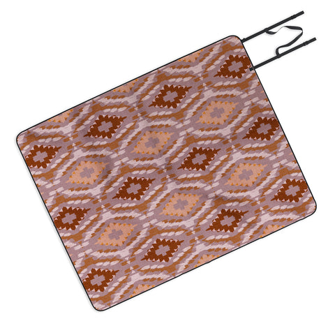 Schatzi Brown Leila Ikat Harvest Picnic Blanket