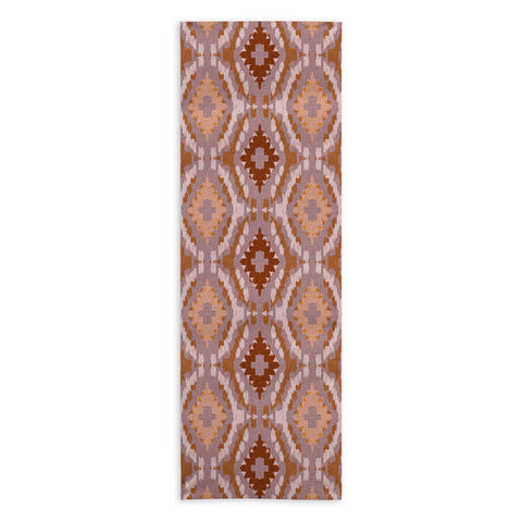 Schatzi Brown Leila Ikat Harvest Yoga Towel
