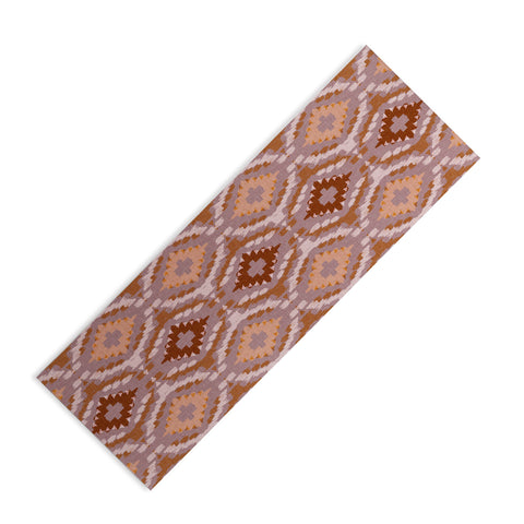 Schatzi Brown Leila Ikat Harvest Yoga Mat