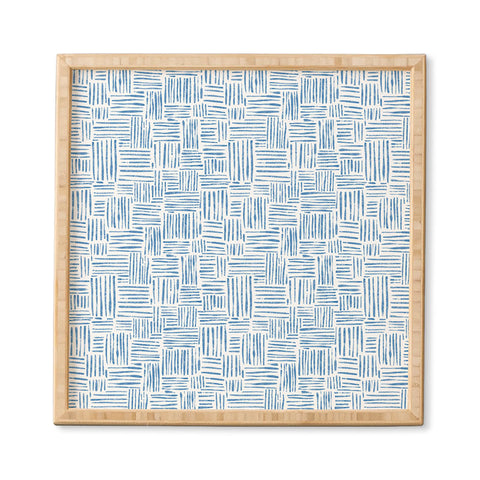 Schatzi Brown Leila Marks Blue Framed Wall Art