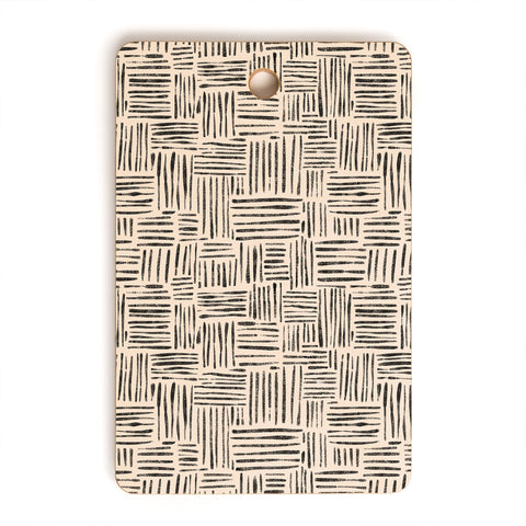 Schatzi Brown Leila Marks Cream Cutting Board Rectangle