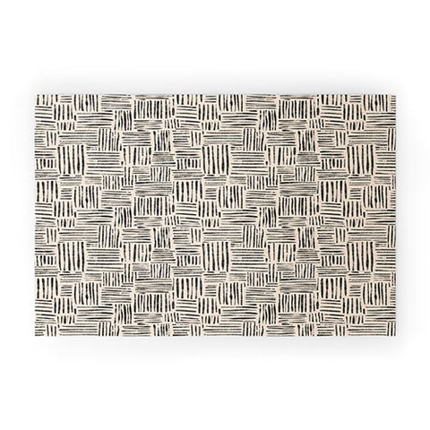 Schatzi Brown Leila Marks Cream Welcome Mat