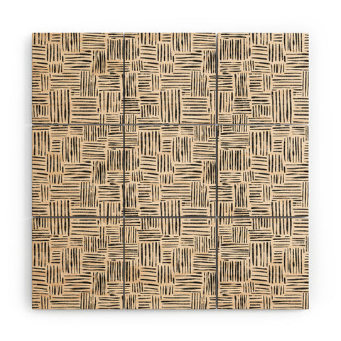 Schatzi Brown Leila Marks Cream Wood Wall Mural