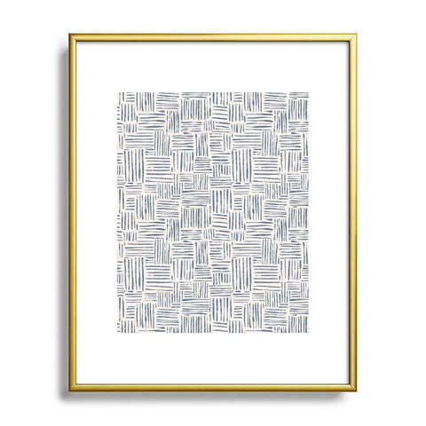 Schatzi Brown Leila Marks Ivory Metal Framed Art Print