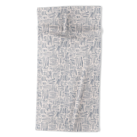 Schatzi Brown Leila Marks Ivory Beach Towel