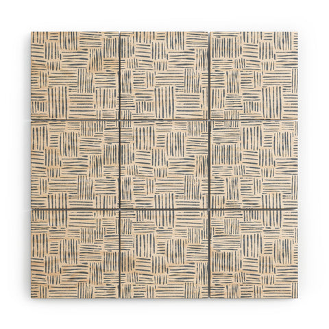 Schatzi Brown Leila Marks Ivory Wood Wall Mural