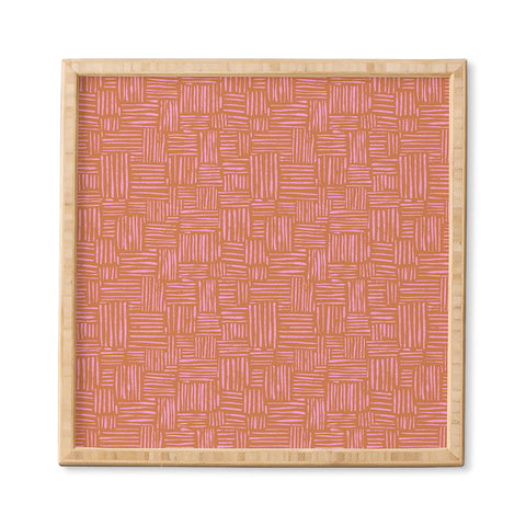 Schatzi Brown Leila Marks Orange Framed Wall Art