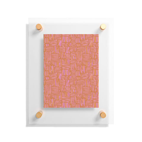 Schatzi Brown Leila Marks Orange Floating Acrylic Print