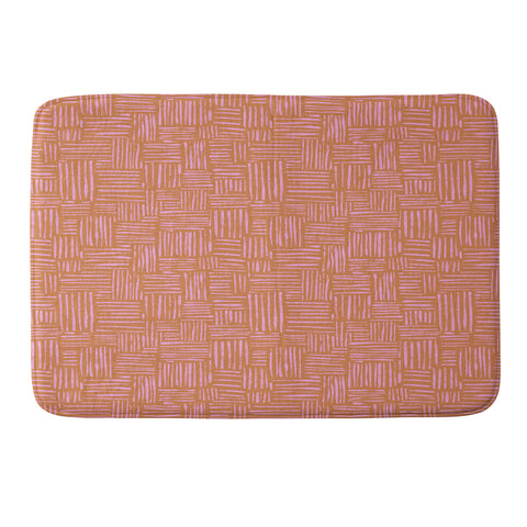 Schatzi Brown Leila Marks Orange Memory Foam Bath Mat
