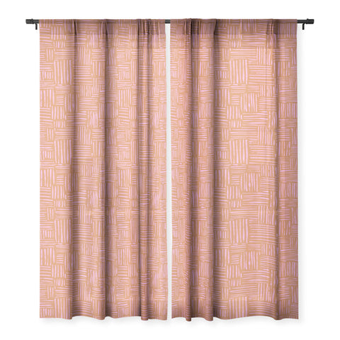 Schatzi Brown Leila Marks Orange Sheer Non Repeat
