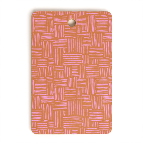 Schatzi Brown Leila Marks Orange Cutting Board Rectangle