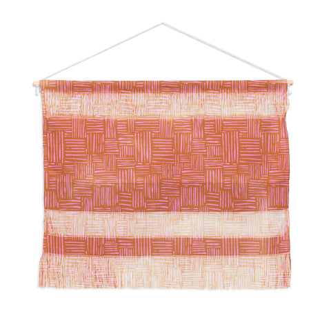 Schatzi Brown Leila Marks Orange Wall Hanging Landscape