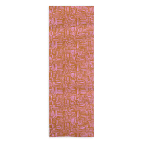 Schatzi Brown Leila Marks Orange Yoga Towel
