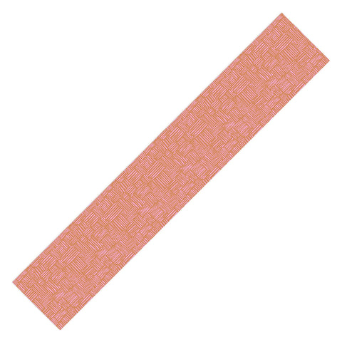 Schatzi Brown Leila Marks Orange Table Runner