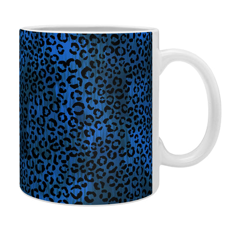 Schatzi Brown Leopard Blue Coffee Mug