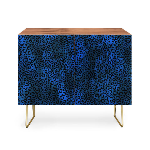 Schatzi Brown Leopard Blue Credenza