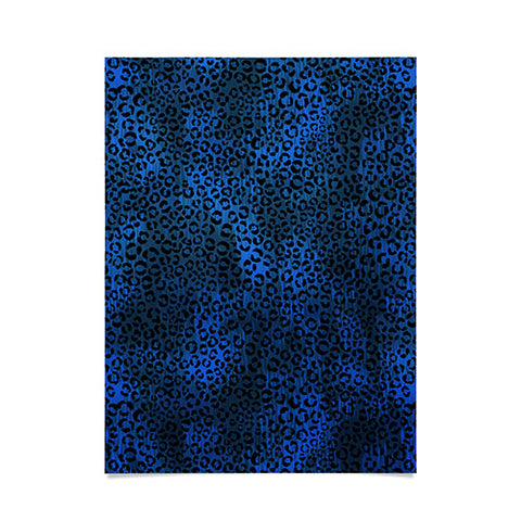 Schatzi Brown Leopard Blue Poster