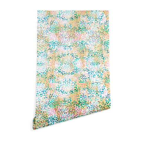 Schatzi Brown Leopard Pattern Snow Wallpaper