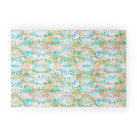 Schatzi Brown Leopard Pattern Snow Welcome Mat