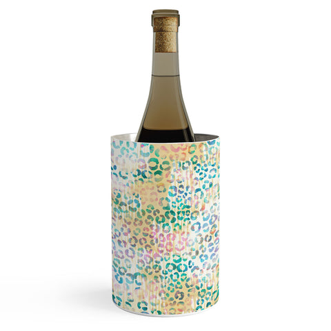 Schatzi Brown Leopard Pattern Snow Wine Chiller