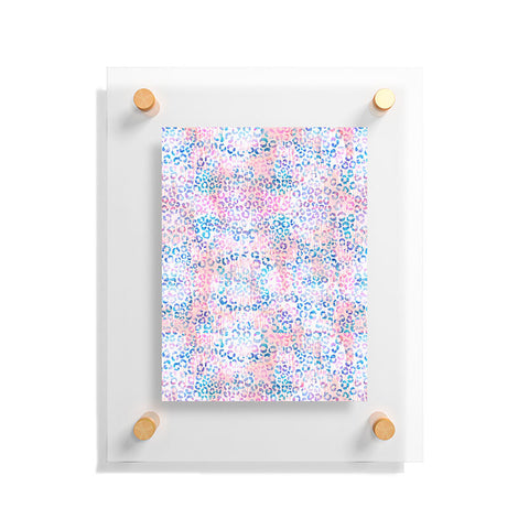 Schatzi Brown Leopard Pink Floating Acrylic Print