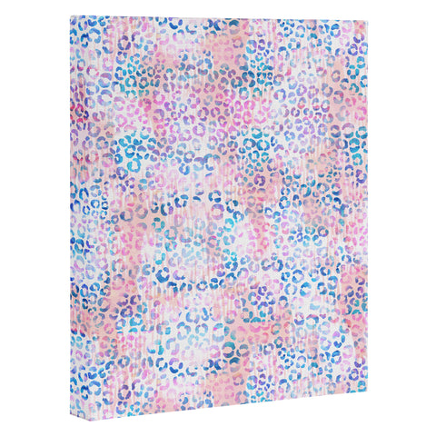 Schatzi Brown Leopard Pink Art Canvas