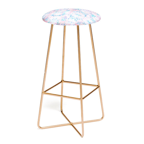 Schatzi Brown Leopard Pink Bar Stool