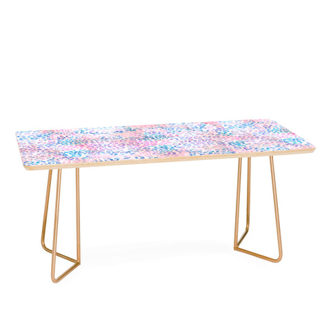 Schatzi Brown Leopard Pink Coffee Table