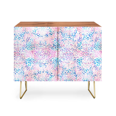 Schatzi Brown Leopard Pink Credenza