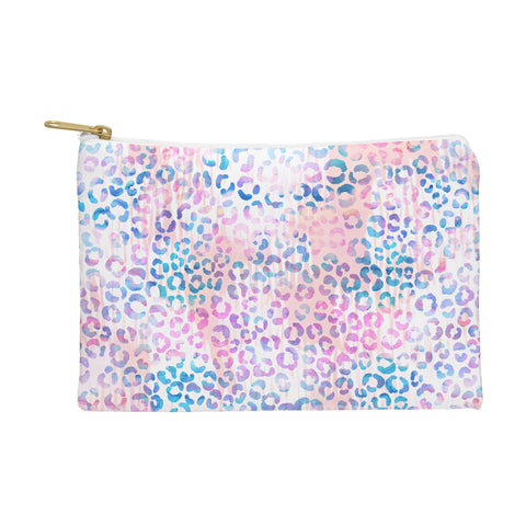 Schatzi Brown Leopard Pink Pouch