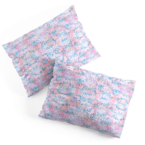 Schatzi Brown Leopard Pink Pillow Shams