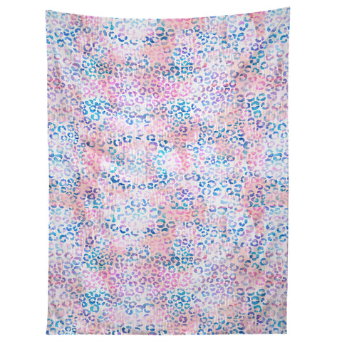 Schatzi Brown Leopard Pink Tapestry