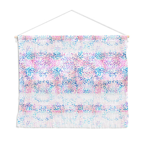 Schatzi Brown Leopard Pink Wall Hanging Landscape