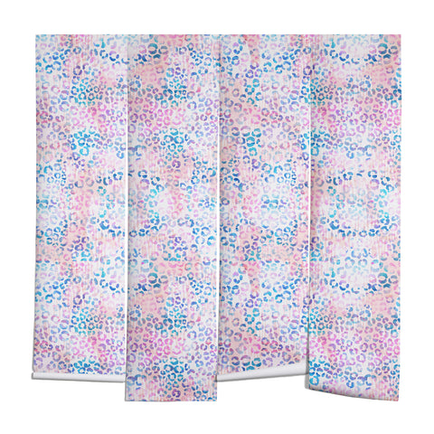 Schatzi Brown Leopard Pink Wall Mural