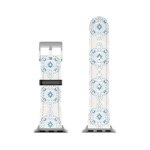 Schatzi Brown Libby Boho Aqua Apple Watch Band