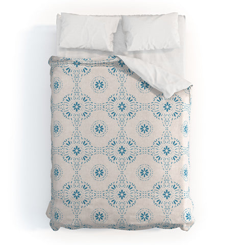 Schatzi Brown Libby Boho Aqua Duvet Cover
