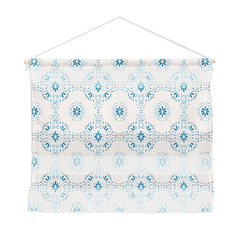 Schatzi Brown Libby Boho Aqua Wall Hanging Landscape