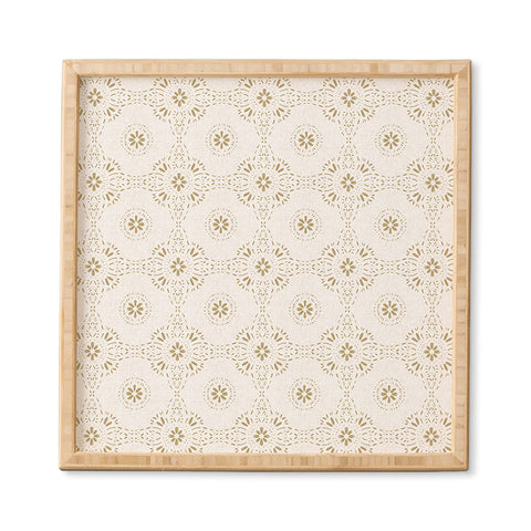 Schatzi Brown Libby Boho Beige Framed Wall Art